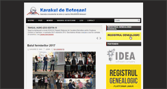 Desktop Screenshot of karakul-moldoovis.ro